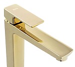 Umývadlová batéria REA ORIX - zlatá, nízka – Obrázok 2