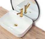 Umývadlový kohútik REA LUMI GOLD LOW – Obrázok 2