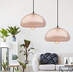 Zrkadlová sklenená závesná lampa APP323-1CP Gold – Obrázok 3