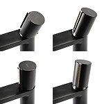 Umývadlová batéria REA ICON - čierno-zlatá, vysoká – Obrázok 5