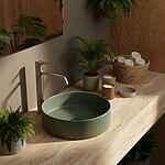 Umývadlová batéria REA Foster Brush Nickel High – Obrázok 2