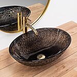 Umývadlo na dosku REA FROST BLACK – Obrázok 3