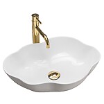 Umývadlo na dosku REA PEARL - biele