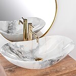 Umývadlo na dosku REA ROYAL - lesklá žula – Obrázok 2