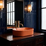 Umývadlo na dosku REA Vanda Cinnamon Matt – Obrázok 7