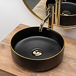 Umývadlo na dosku Rea Sami BLACK MAT – Obrázok 4