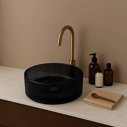 Umývadlo na dosku Rea Ingrid 36 Black