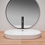 Umývadlo na dosku REA ARLETA - biele – Obrázok 3