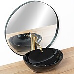 Umývadlo na dosku REA SOFIA - čierna – Obrázok 2