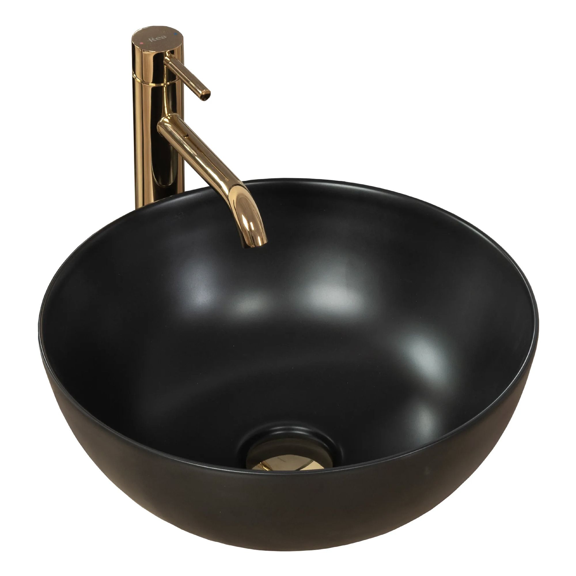 9c5308dd933fdf4414d9522d990cc774 Umývadlo na dosku Rea Stella ČIERNA MAT – Obrázok 1