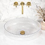 Umývadlo na dosku REA Nicole Transparent – Obrázok 5