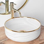 Umývadlo na dosku REA MERIDA - šedé – Obrázok 4