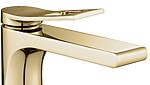 Umývadlová batéria REA SOUL - zlatá, nízka – Obrázok 4