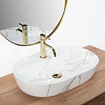 Umývadlo na dosku REA Aura 61 Marmo Shiny – Obrázok 3