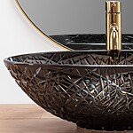 Umývadlo na dosku REA FROST BLACK – Obrázok 2