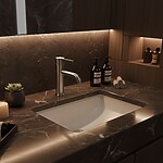 Umývadlová batéria REA Foster Nickel Brush Low – Obrázok 9