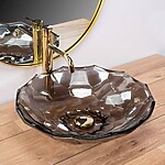 Umývadlo na dosku REA ARCTIC BLACK – Obrázok 4