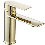 Umývadlová batéria REA Veneta Gold Nízka – Obrázok 3