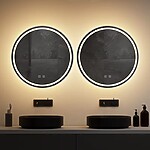 Zrkadlo LED 80cm MMJ BRUSH SILVER – Obrázok 7