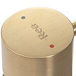 Umývadlová batéria REA TESS - brúsené zlato, vysoká – Obrázok 5