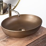 Umývadlo na dosku REA VILLA - staré zlato – Obrázok 2