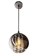 Zrkadlová sklenená závesná lampa s kryštálmi APP600-1CP – Obrázok 2