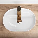 Umývadlo na dosku REA AURA 42 - biele – Obrázok 4