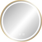 Zrkadlo LED 80cm MMJ BRUSH GOLD – Obrázok 8