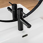 Umývadlová batéria REA TESS - matná čierna, nízka – Obrázok 2