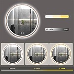 Zrkadlo LED 60cm MMJ BRUSH COPPER – Obrázok 7