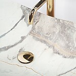 Umývadlo na dosku REA ROYAL Sand – Obrázok 3