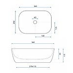 Umývadlo na dosku REA Belinda Mini Shiny Aiax – Obrázok 10