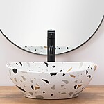 Umývadlo na dosku REA SOFIA TERAZZO LASTRYKO – Obrázok 2