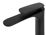 Umývadlová batéria REA BERG - matná čierna, nízka – Obrázok 6
