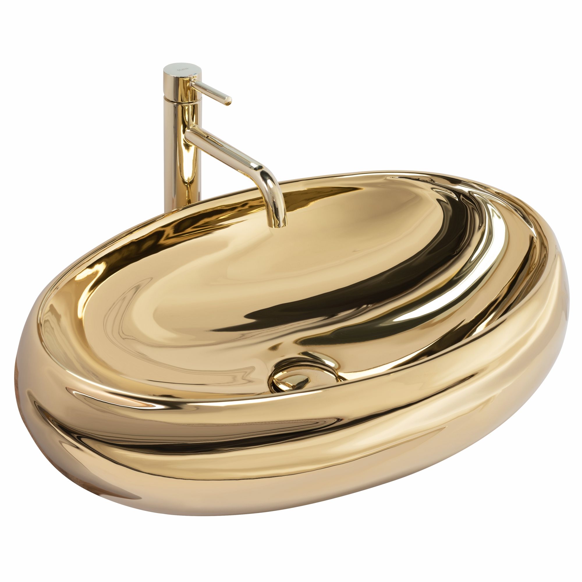 baff051725599b4959dcabdd206fdc34 Umývadlo na dosku Rea Melania Gold – Obrázok 1