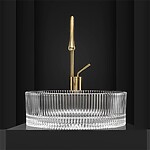 Umývadlo na dosku Rea Ingrid Transparent – Obrázok 3