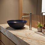 Umývadlová batéria REA Argon Brush Nickel  high – Obrázok 4