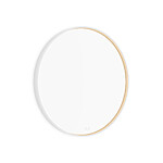 Nimco Bílé LED zrcadlo pr. 800 se dvěma dotykovými senzory