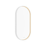 Nimco Bílé LED zrcadlo 400x800 se dvěma dotykovými senzory