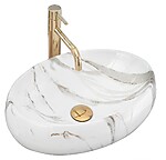 Umývadlo na dosku REA LINDA - lesklá láva