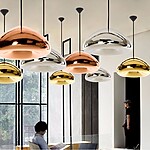 Zrkadlová sklenená závesná lampa APP323-1CP Gold – Obrázok 5