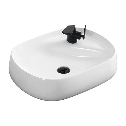 Umývadlo na dosku REA LEA - biele