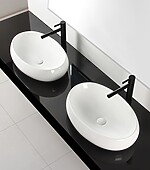 Umývadlo na dosku REA MELANIA - biele