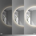 Zrkadlo LED 60cm ROUND BLUETOOTH – Obrázok 5