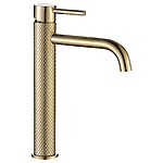 Umývadlová batéria GUSTO TWO - zlatá, vysoká