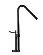 Umývadlová batéria REA MORIS - matná čierna, vysoká