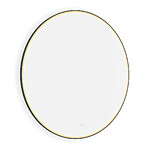 Nimco Černé kulaté LED zrcadlo pr. 1000 mm se dvěma dotykovými senzory – Obrázok 9