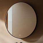 Nimco ČERNÉ LED zrcadlo pr. 1000 se dvěma dotykovými senzory