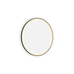 Nimco Černé kulaté LED zrcadlo pr. 600 se dvěma dotykovými senzory – Obrázok 9