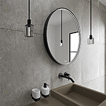 Nimco ČERNÉ LED zrcadlo pr. 900 se dvěma dotykovými senzory – Obrázok 3